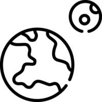 Earth globe icon vector