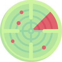 A target with red dots on it vector