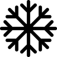 Snowflake icon on white background vector