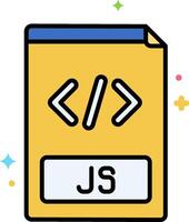 Js file icon vector