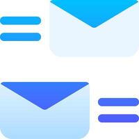 Email and mail merge vector