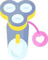 A cartoon of a baby bottle with a heart vector