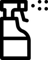 A spray bottle with a spray nozzle and a spray nozzle vector
