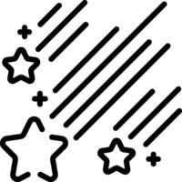 Stars and lines icon on a white background vector