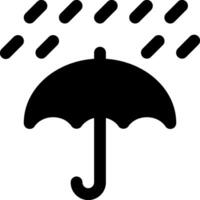 An umbrella with rain drops on it vector
