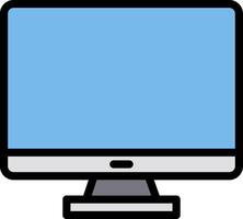 Computer monitor clipart vector