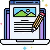 How to create a website with wordpress vector