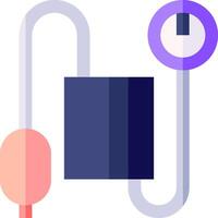 An illustration of a medical device connected to a power source vector