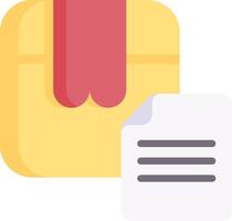 A yellow envelope with a paper and a note vector