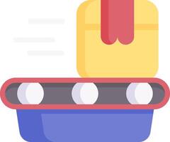 A container with eggs and a bag vector