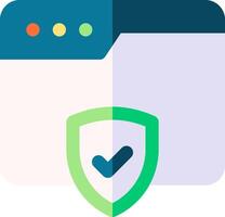 The icon for a file with a check mark on it vector