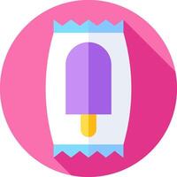 Ice cream icon in a pink circle vector
