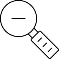 Magnifying glass icon vector