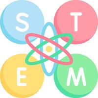 Stem education logo vector