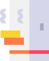 A colorful abstract illustration of a man and a woman vector