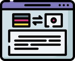 A web page with a file icon and a file icon vector