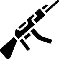 An ak47 gun icon on a white background vector