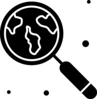 Magnifying glass icon vector
