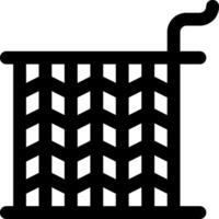 A basket with a handle and a handle vector
