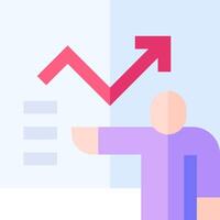 How to use a spreadsheet to track your business growth vector