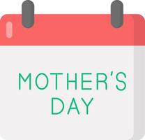 Mother's day is celebrated on the second sunday of may vector