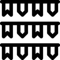 A set of four black and white flags with the word w vector