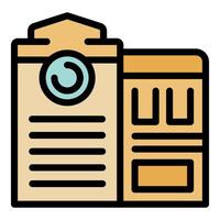 Simple icon of a bank or financial building, emphasizing strength and security vector