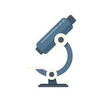 Laboratory microscope standing on a table for scientific research vector