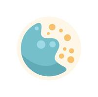 Microscopic view of bacteria or virus cells dividing and multiplying vector