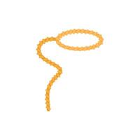 Lasso making perfect loop on white background vector