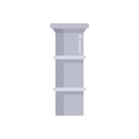 Ancient greek column standing tall representing classical architecture vector