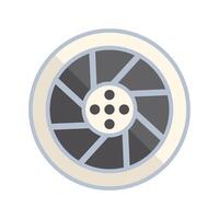 Camera shutter aperture icon showing open and closed states vector