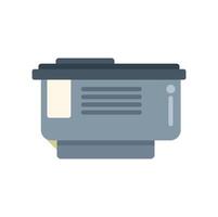 Laser cartridge being inserted into printer for printing vector