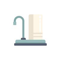 Water dispenser providing refreshing hydration in office setting vector