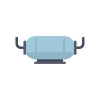 Bathyscaphe diving deep in sea exploring underwater world vector