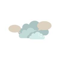 Servers are connecting and sharing data on cloud computing vector