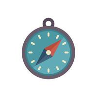 Compass pointing north showing direction on white background vector