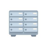 Server rack providing computing power for data storage and processing vector