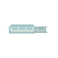 Pocket ruler measuring tool icon flat style vector