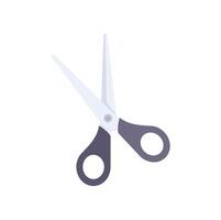 These scissors are cutting on a white background vector