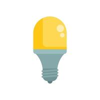 Yellow lightbulb glowing with bright idea concept vector
