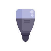 3d printer extruder printing a prototype model on white background vector