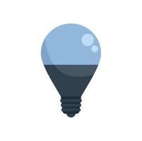 Modern light bulb shining with bright idea inside vector