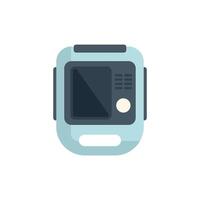 Portable medical device showing blank screen for copy space vector
