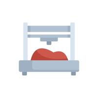 3d bio printing machine creating artificial meat product vector