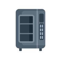 Modern vending machine displaying snack selection vector