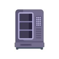 Modern safe box with empty shelves for secure storage vector