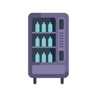 Vending machine offering a refreshing selection of bottled beverages vector