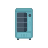 Modern vending machine offering snacks and drinks vector