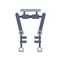 Exoskeleton with hydraulic mechanisms for lifting heavy objects vector
